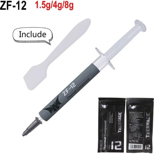 ZF-12 High Performance Thermal Conductive 12W/mk Grease Paste AMD Intel processor CPU GPU Cooler Cooling Fan Compound Heatsink
