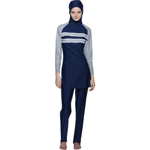 Full Coverage Muslim Swimwear Islamic Women Modest Hijab Plus Size Muslim Swim Wear Burkinis Bathing Suit Beach Swimsuit