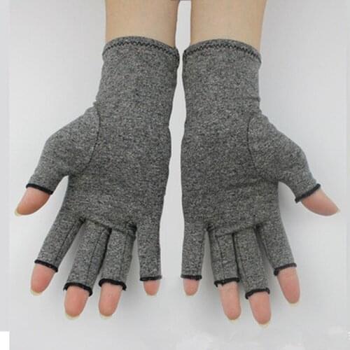 1 Pair Compression Arthritis Gloves Premium Arthritic Joint Pain Relief Hand Gloves Therapy Open Fingers Compression Gloves