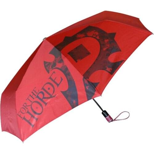 WOW Horde Wind Resistant Folding Automatic Umbrella Rain Women Parasol Auto Luxury Alliance Windproof Umbrellas Rain For Men