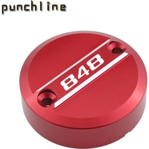 Fit For DUCATI Panigale V2 2019-2021 V4/S/R 2018-2021 DUCATI 848/EVO 2008-2013 Front brake Fluid Reservoir Cap Cover