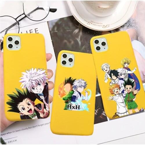 HUNTER x HUNTER HxH Gon Killua anime phone Case For iPhone 11 Pro XS MAX XR X 7 8 6Plus SE 2020 Candy Soft Silicone case