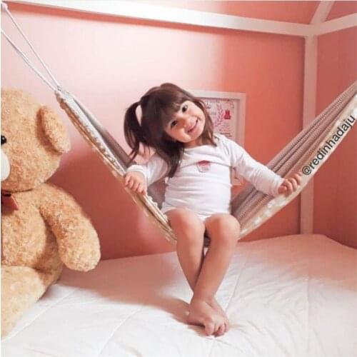 INS Children Hammock Swing Chair Baby Home Cartoon Hammocks Swings Decor Indoor Outdoor Hanging Basket Kids Hanging Cloth Bag