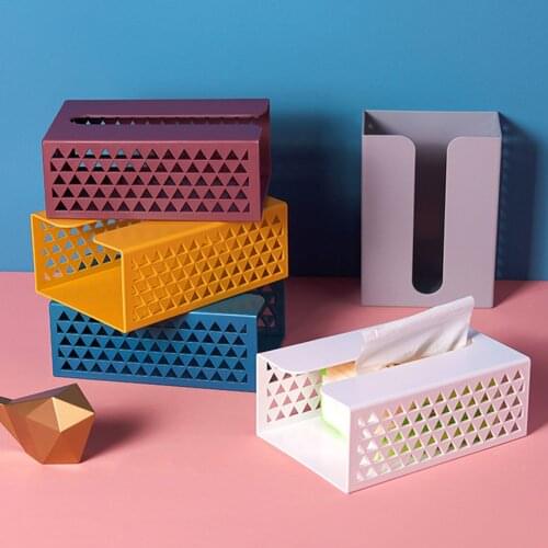 Wall Mounted Self Adhesive Tissue Box Napkin Toilet Paper Holder Shelf Dispenser Storage Rack Organizer