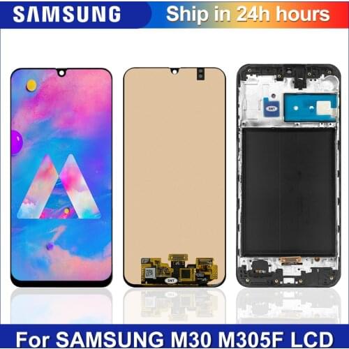 ORIGINAL 6.4'' LCD DISPLAY For Samsung Galaxy M30 2019 M305F LCD Touch Screen Digitizer Assembly Replacement For Samsung M30 lcd