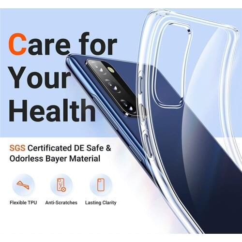 High Clear TPU Clear Case For Samsung Galaxy S20 FE 5G 6.5-inch Silicone Phone Cover Anti-Scratch Shockproof Cell Phone Cases