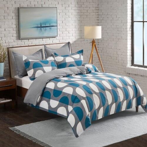 Wavy Curve Luxury Bed Set Home Textiles Duvet Cover Pillowcase 2/3 Pcs Geometric Bedding Set Single Queen King Size Quilt Cover