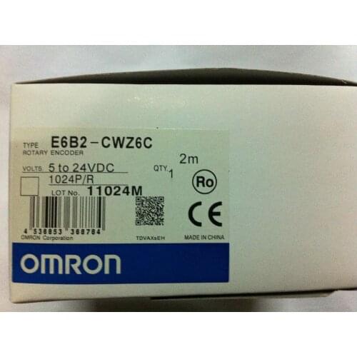 Rotary Encoder E6B2-CWZ6C 1024P/R, 5-24VDC,OPEN,ABZ PHASE, E6B2CWZ6C 1024P/R, free manual and installation instruction