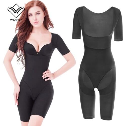 Wechery 2019 shapewear Full Length Bodysuit for Women Tummy Shaper Plus Size Slimming Elastic Shapers