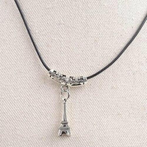 2021 Fashion Retro Tower Pendant Necklaces For Woman Couple Paris Eiffel Tower Necklace Girlfriend Loves Gift