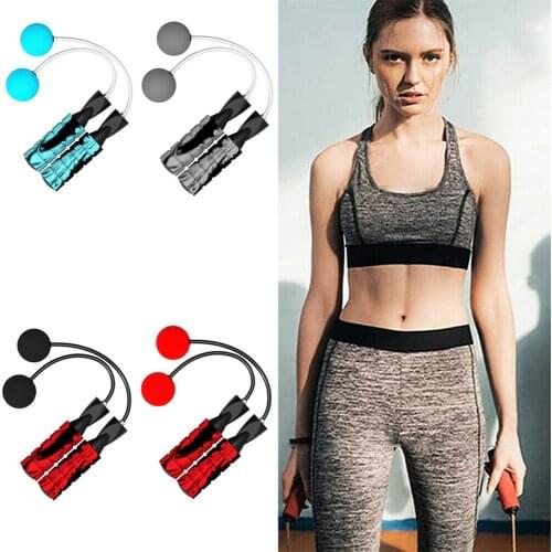 1 Pair Creative Ropeless Adjustable Jump Rope Weighted Cordless Skipping Rope Indoor Gym Bodybuilding Training Fitness Equipment