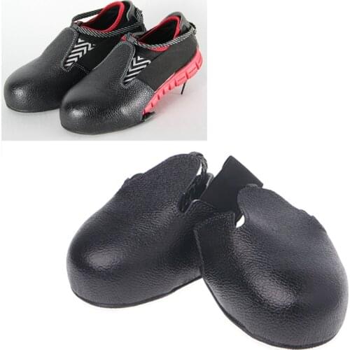 1pair High Quality Waterproof Workplace Safety Shoes Anti-smash Cover Portable Light Visitor Steel Toe Cap