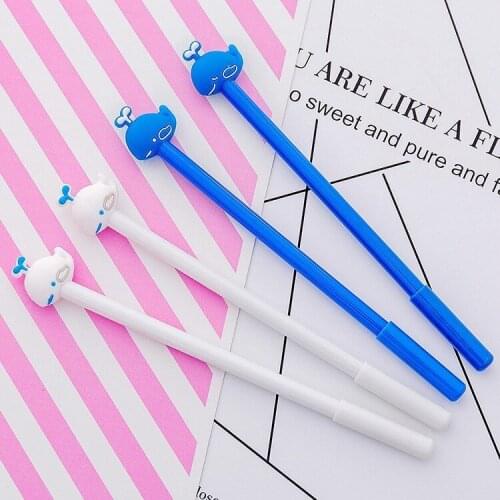 1PCS Cartoon New Lovely Puppy Gel Pen Student Stationery Novelty Gift School Material Office Supplies