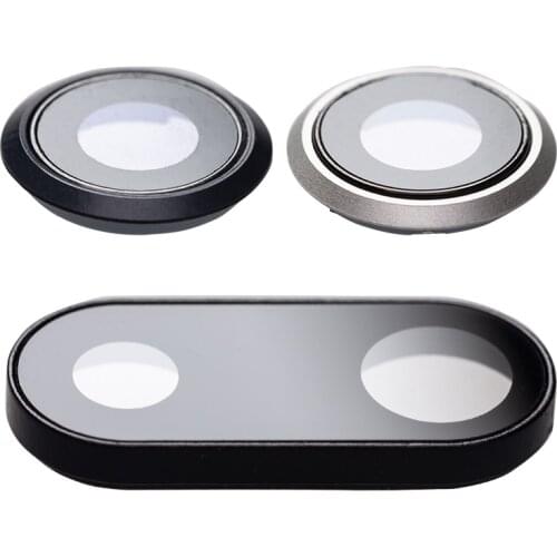 10pcs/lot Rear Back Camera Glass Lens Ring Bezel Cover Holder For iPhone 7 8 Plus X Lens Replacement Parts
