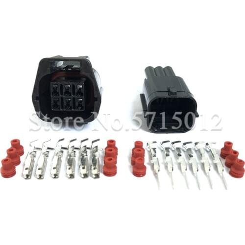 6 Hole Auto Electrical Accelerator Pedal Sensor Plug 7283-9332-30 7182-9331-30 Car Waterproof Automotive Wiring Connector