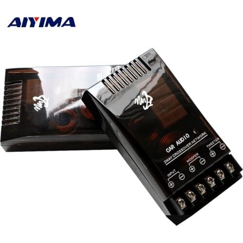 AIYIMA 2Pcs 150W Crossover Filter 2 Way Board Tweeter woofer Speaker Frequency Divider For Car Speakers Filter