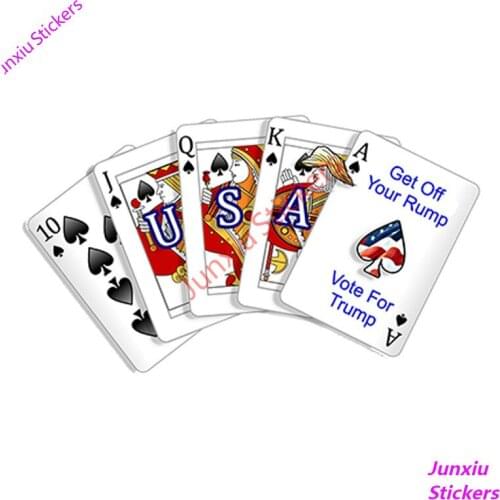 Car Styling Car Sticker Waterproof Decals Get Off Your Rump Vote Bumper Window Trump Flush Scratch-Proof Accessories KK 13*10cm