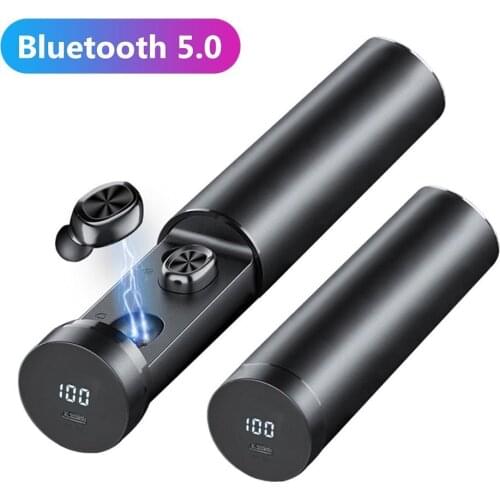 B9 TWS Bluetooth 5.0 In-ear Binaural Wireless Touch Button Earphones Earbuds
