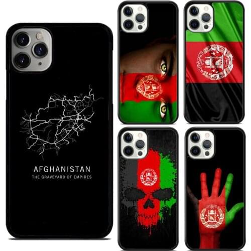 Afghan Afghanistan Flag Freedom Phone Case for iPhone 11 12 Pro Max mini X XR XS SE 2020 5 6S 7 8 Plus Samsung Galaxy S8 S9 S10