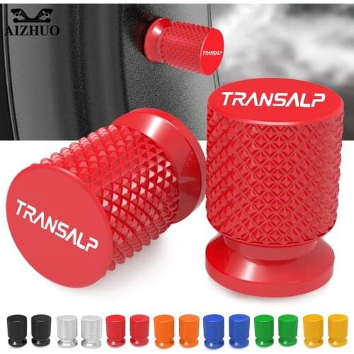 CNC Aluminum FOR HONDA TRANSALP TRANSALP600 VT VV VW VX Motorcycle Tyre Rim Air Port Cover Tire Valve Wheel Stem Cap Covers LOGO