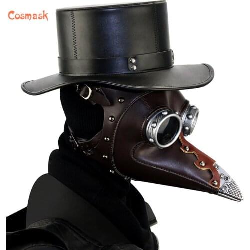 Cosmask Halloween Cross-border Popular Style European And American Punk Plague Doctor Gender Magic Hat Gentleman Hat Lady Ball
