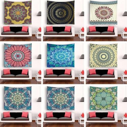 Colorful Tapestry Wall Hanging Bohemian Mandala Tapestries Wall Decorations Tapestry for Bedroom Living Room Dorm 51.2"X59.1"