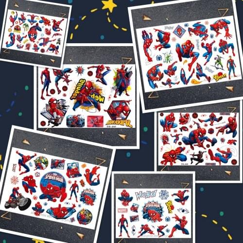 Hasbro Little Penguin sticker Children Cartoon Temporary Tattoo Sticker For Boys Cartoon Toys Waterproof Party Kids Gift