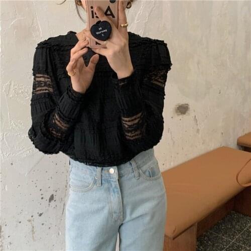 HziriP Women's Ruffle Shirts