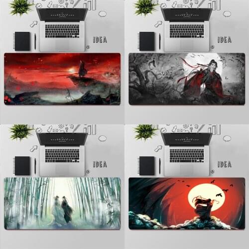 Mo Dao Zu Shi Gaming Mouse Pad Large MousePad Gamer Mouse Mat Computer Office XXL Mouse Carpet Non-slip Keyboard pad Desk Mat