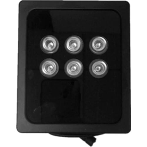 IR Spotlight infrared Light 6 LED high power Array 850nm IR light For CCTV camera fill light IP66