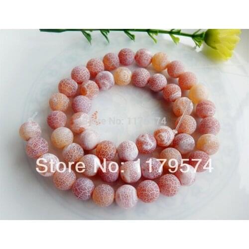 Wholesale and retail Beautiful 6mm Dark Red Fire Onyx Dragon Veins Round Loose Beads Accessory Parts Fashion Jewelry 15" wj227