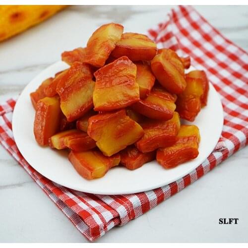 Simulation artificial food props dining room hall hotel restaurant store shop decoration fake pork block slices portion model