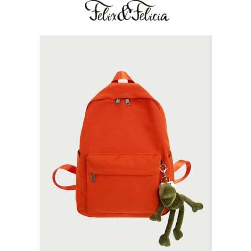 FELIX & FELICIA Fashion Backpack Shoulder Bags For Women 2020 Casual College Waterproof Nylon Backpacks Teenage Girls School Bag