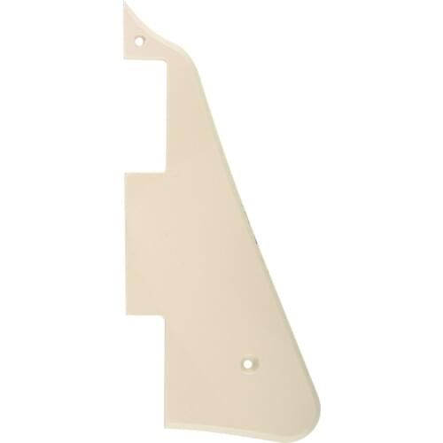 Musiclily Pro Plastic Guitar Pickguard for 2006-Present Modern Style Epiphone Les Paul, 1Ply Cream