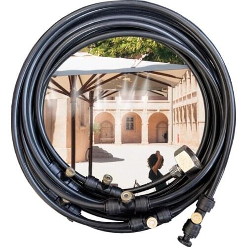 Garden Watering Misting Cooling Kits Sprayer System DIY Mist Sprinkler Greenhouse Yard Garden Patio Water Irrigation