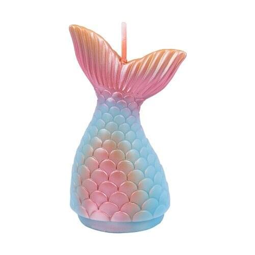 PRZY 3d Mermaid Tail Mold Silicone Soap Candle Mold Aroma Stone Mould Plaster Silica Gel Clay Wax Resin Moulds Eco-friendly