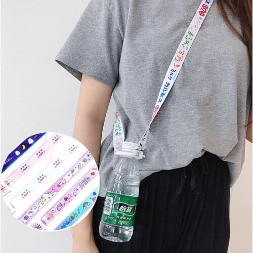 Shoulder Strap Baby Beverage Bottle Strap Water Bottle Buckle Lanyard Portable Back Water Lanyard Water Bottle Cup Accessories