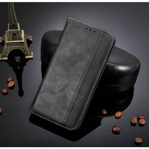 Retro Slim Leather Flip Cover For OPPO Realme C2 Case Wallet Card Stand Magnetic Book Cover For OPPO A1K Phone Cases
