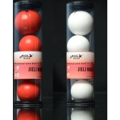 Deluxe Multiplying Balls(white/red for choice) Magic Tricks Stage Close Up Magia One to Four Balls Magie Illusion Gimmick props