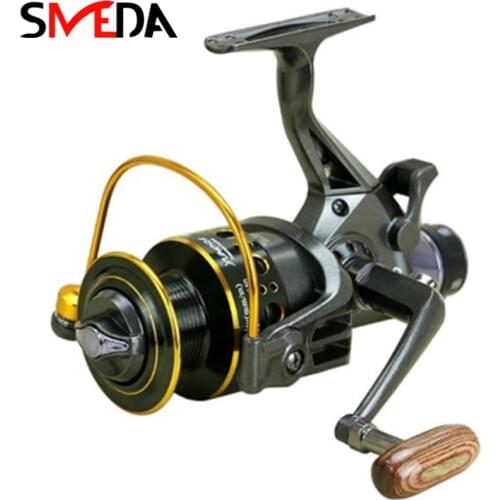 High Speed Spinning Reel Carp Fishing Reels For Saltwater Carretilha De Pesca Wheel Metal Double Brakes Reel