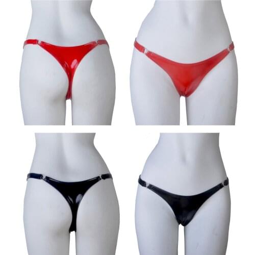 M L XL Wet Look PVC Tangas Women Sexy Thongs And G Strings Faux PU Leather Panties Calcinha Hot Night Clubwear Lingerie Briefs