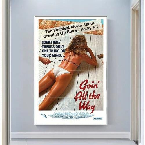 V0536 Goin' All the Way (2) Vintage Classic Movie Wall Silk Cloth HD Poster Art Home Decoration Gift