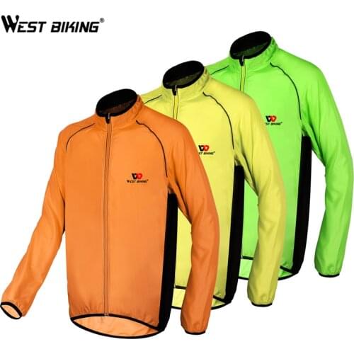 WEST BIKING Cycling Jacket Men Women Windproof Bike Jersey Waterproof Long Sleeve Cycle Clothing Outdoor Sport Wind Coat Jacket