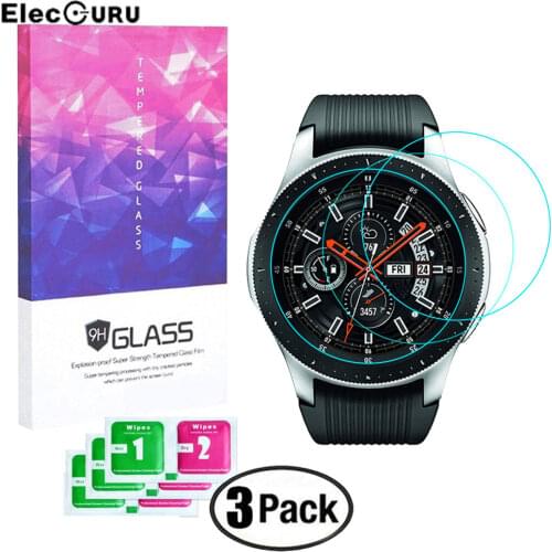 2.5D Screen Protector Tempered Glass For Samsung Galaxy Watch 46mm 9H Anti Scratch Protective Film Guard Anti-shatter Glass Film