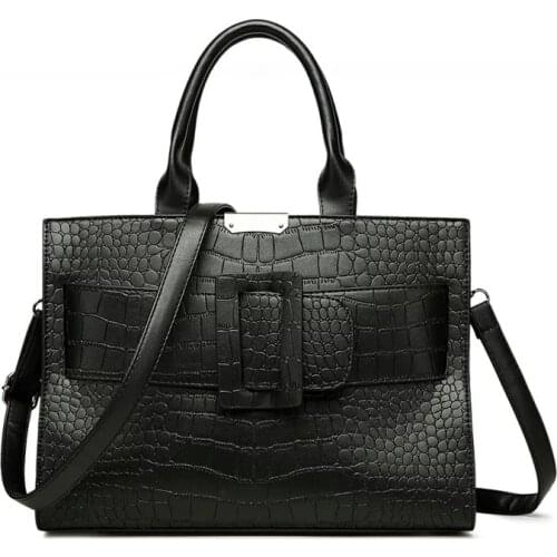 Luxury Handbags Women Bags 2019 Autumn and Winter New Style Crocodile Tote Bags Large Capacity Handbags for Women bolsos mujer