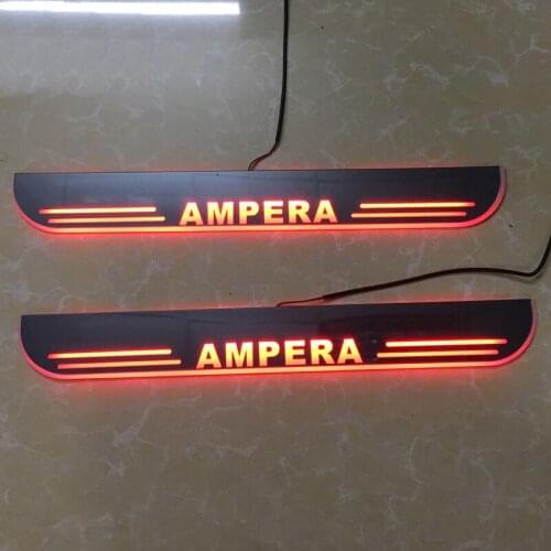 12V Welcome Pedal Lights For Opel Ampera 2011 - 2019 Pedal car Door Sill Pathway Lamp led thresholds scuff plates Avante md auto