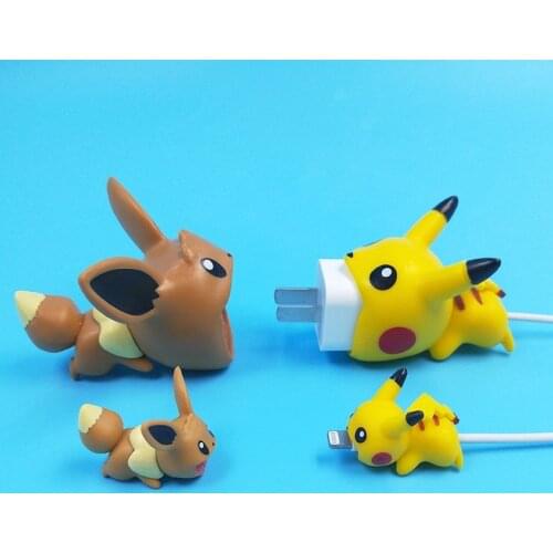 2Pcs/Set Big and Small Cute Bite Cable 10 Animals Organizer Management Wire Protector for iPhone Charging Data Line Cable