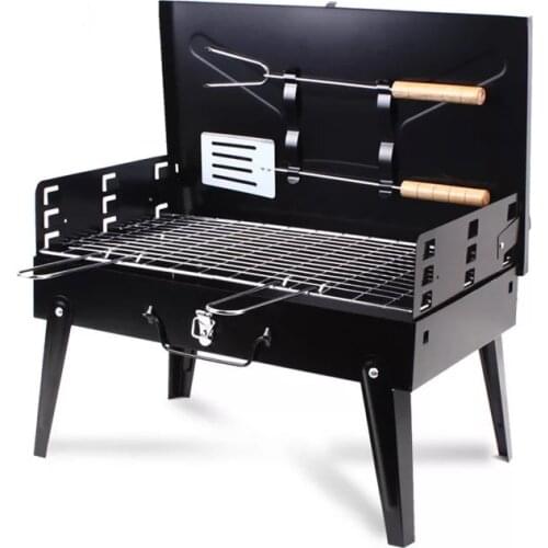 2019 High Quality Outdoor Folding Portable Thickening Outdoor Home Small Charcoal Barbecue Grill