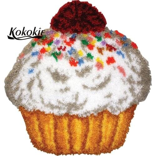 Diy accessories for latch hook kits rug tapestry kits cake printed carpet crochet tapis needle for embroidery needlework carpet