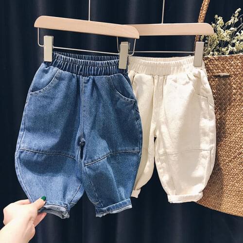 VIDMID Spring autumn children Baby kids girls casual pants trousers boys girls casual fashion jeans demin pants trousers P2083